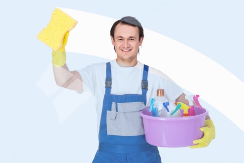 Professional house cleaning in a Bromley family home