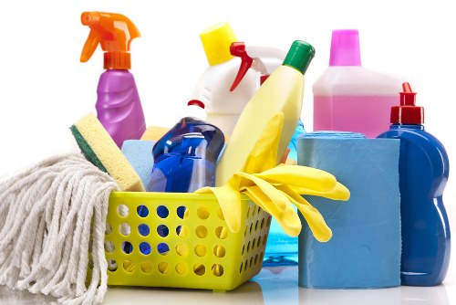 Local cleaning team preparing a Bromley property for moving out