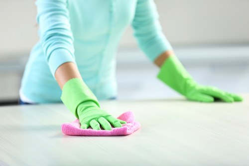 Reusable cleaning equipment and textiles prepared for recycling