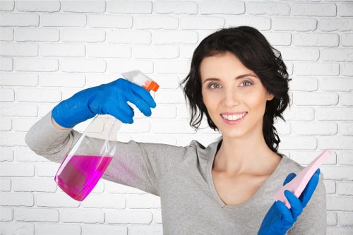 Spot treatment of a rug stain in Bromley